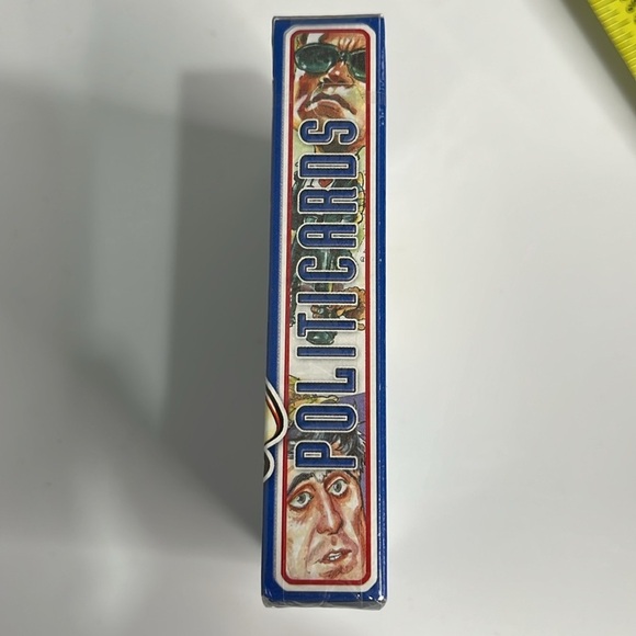 Sealed New Vintage 2004 Politicards Comic Caricatures Playing Cards Blue Set - Picture 4 of 10